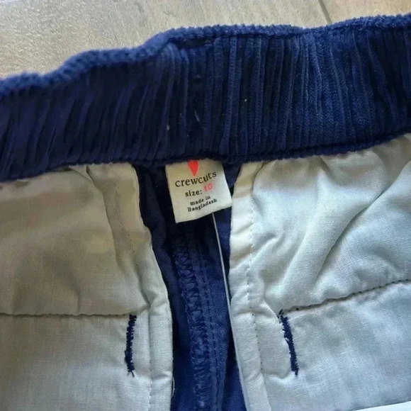 NWT J. Crew CrewCuts Wide Leg Corduroy Pants Navy Blue Girls Sz 10 - Picture 5 of 8